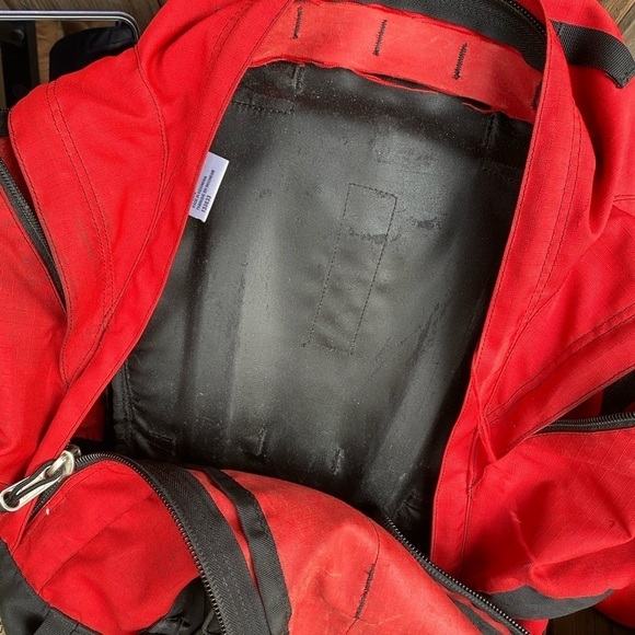 Vintage 90s The North face Tripper Hiking Backpack Red - Picture 15 of 16